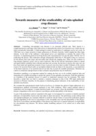 Towards measures of the eradicability of rain-splashed crop diseases