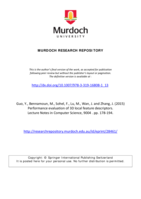 Performance evaluation of 3D local feature descriptors