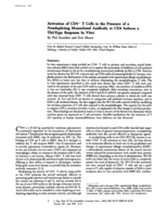 Activation of CD4+ T cells in the presence of a nondepleting monoclonal antibody to CD4 induces a Th2-type response in vitro
