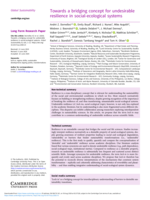Towards a bridging concept for undesirable resilience in social-ecological systems