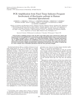 PCR amplification from fixed tissue indicates frequent involvement of Brachyspira aalborgi in human intestinal spirochetosis