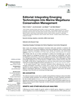 Editorial: Integrating emerging technologies into marine megafauna conservation management