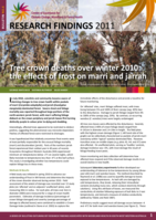 Tree crown deaths over winter 2010: the effects of frost on marri and jarrah