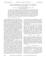 Evidence of initial-state two-center effects for (e, 2e) reactions