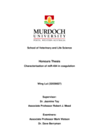 Characterisation of miR-494 in coagulation