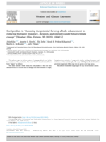 Corrigendum to “Assessing the potential for crop albedo enhancement in reducing heatwave frequency, duration, and intensity under future climate change” [Weather Clim. Extrem. 35 (2022) 100415]
