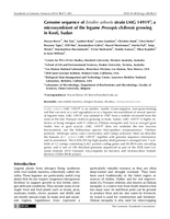 Genome sequence of Ensifer arboris strain LMG 14919T; a microsymbiont of the legume Prosopis chilensis growing in Kosti, Sudan