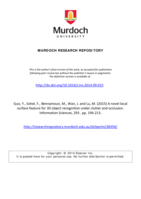 A novel local surface feature for 3D object recognition under clutter and occlusion