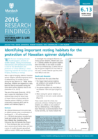 Identifying important resting habitats for the protection of Hawaiian spinner dolphins