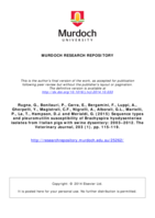 Sequence types and pleuromutilin susceptibility of Brachyspira hyodysenteriae isolates from Italian pigs with swine dysentery: 2003–2012