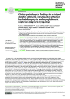 Clinico-pathological findings in a striped dolphin (Stenella coeruleoalba) affected by rhabdomyolysis and myoglobinuric nephrosis (capture myopathy)