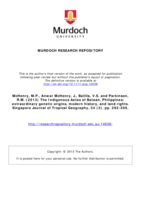 The Indigenous Aetas of Bataan, Philippines: extraordinary genetic origins, modern history, and land rights
