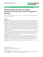 Metabarcoding avian diets at airports: implications for birdstrike hazard management planning