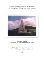 Voyages from the centre to the margins: an ethnography of long term ocean cruisers