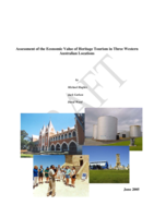 Assessment of the economic value of heritage tourism in three Western Australian locations