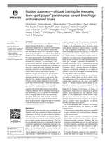 Position statement—altitude training for improving team-sport players’ performance: Current knowledge and unresolved issues