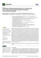 Wellbeing of breastfeeding women in Australia and New Zealand during the COVID-19 pandemic: A cross-sectional study