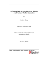 A comparison of procedures for robust multivariate outlier detection