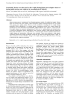 Genetically, Merino ewes that lose less live weight during joining have a higher chance of having lambs but the total weight of the born lambs is not affected