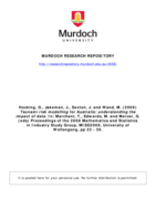 Tsunami risk modelling for Australia: understanding the impact of data