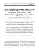 Larval fish assemblages and particle back-tracking define latitudinal and cross-shelf variability in an eastern Indian Ocean boundary current