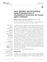 Gene validation and remodelling using proteogenomics of Phytophthora cinnamomi, the causal agent of dieback