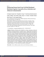 Employing Peanut Seed Coat Cell Wall Mediated Resistance Against Aspergillus flavus Infection and Aflatoxin Contamination