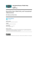 Beyond the state: Global policy and transnational administration