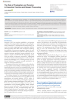 The role of tryptophan and tyrosine in executive function and reward processing
