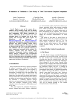 E-business in Thailand: A case study of two Thai search engine companies