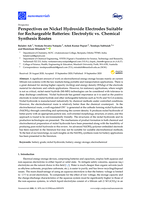 Perspectives on nickel hydroxide electrodes suitable for rechargeable batteries: Electrolytic vs. chemical synthesis routes