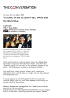To score, or not to score? Sex, WAGs and the World Cup