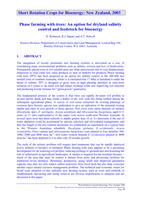 Phase farming with trees: An option for dryland salinity control and feedstock for bioenergy