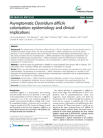 Asymptomatic Clostridium difficile colonization: epidemiology and clinical implications