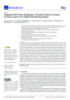 Targeted SMN exon skipping: A useful control to assess in vitro and in vivo splice-switching studies