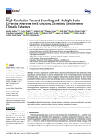 High-Resolution transect sampling and multiple scale diversity analyses for evaluating grassland resilience to climatic extremes