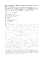 Seagrass transplantation in a high energy environment