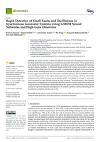 Rapid detection of small faults and oscillations in synchronous generator systems using GMDH neural networks and high-gain observers