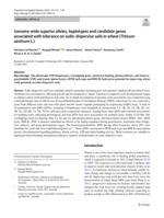 Genome-wide superior alleles, haplotypes and candidate genes associated with tolerance on sodic-dispersive soils in wheat (Triticum aestivum L.)