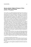 Political change in China – power, policy and process
