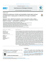 Productive performance, fertility and hatchability, blood indices and gut microbial load in laying quails as affected by two types of probiotic bacteria