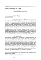Singapore in 1996: extended election fever