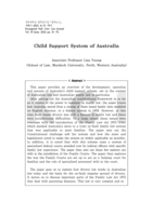 Child Support System of Australia