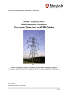 Corrosion detection in ACSR cables