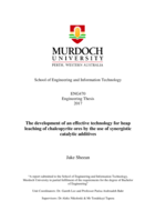 The development of an effective technology for heap leaching of chalcopyrite ores by the use of synergistic catalytic additives