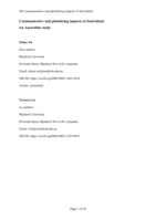 Communicative and globalizing impacts of food labels: An Australian study