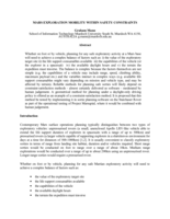 Mars exploration mobility within safety constraints