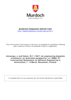 An engineering discipline of software: an Australian perspective