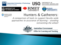A comparison of tools to support faculty-wide approaches to assurance of learning – Avoiding reinventing the wheel!