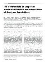 The central role of dispersal in the maintenance and persistence of seagrass populations